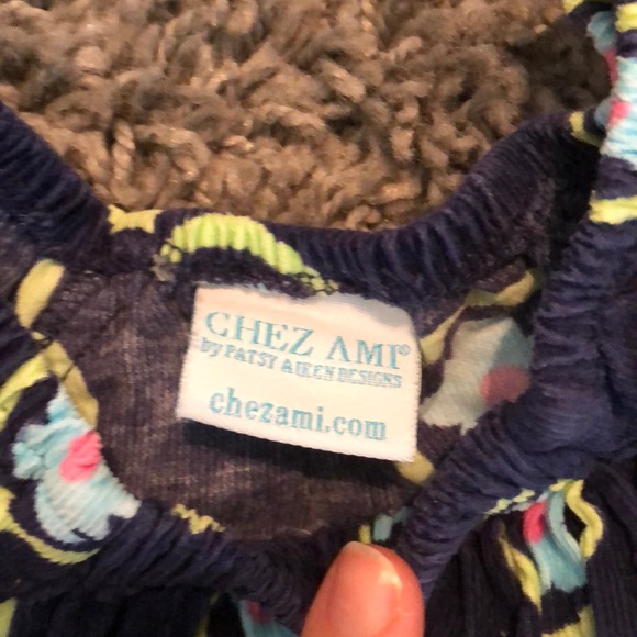 Floral and Striped tunic pant set 3t - Picture 3 of 5